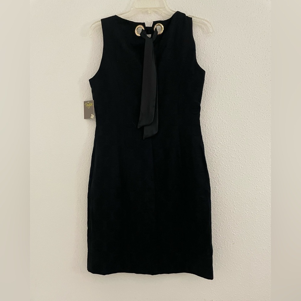 Womens New Taylor Black Dress Size 4 - Picture 2 of 5